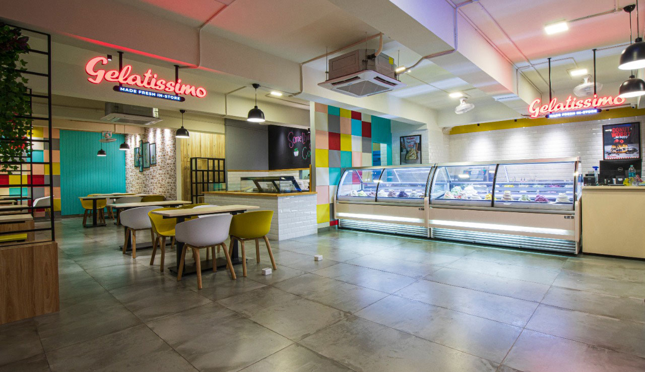 Gelatissimo flagship outlet - Ms Sangeetha & Manisha