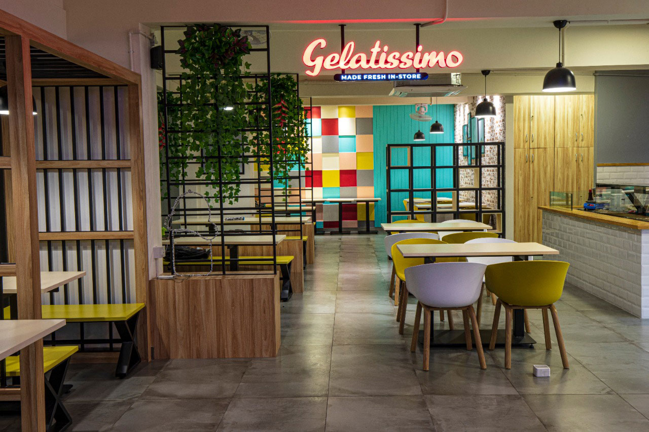 Gelatissimo flagship outlet - Ms Sangeetha & Manisha