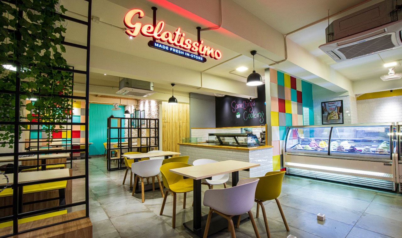 Gelatissimo flagship outlet - Ms Sangeetha & Manisha