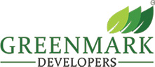 Logo of Greenmark Developers, featuring a green leaf design with the company name in bold font.