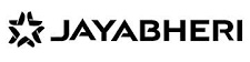 Jayabheri logo in black and white, featuring elegant design with intricate details